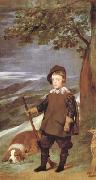 Portrait du Prince Baltasar Carlos en costume de chasse (df02) Diego Velazquez